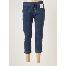 MARIE LA LUNE - Jogging bleu en coton - Femme - Taille 38 - Modz