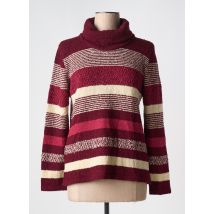 GRIFFON - Pull rouge en acrylique - Femme - Taille 48 - Modz