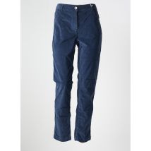 7 SEASONS - Pantalon slim bleu en coton - Femme - Taille 44 - Modz