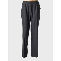 RICHY - Pantalon droit gris en polyester - Femme - Taille 50 - Modz