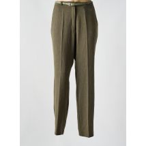 VICTORIA VELIANI - Pantalon droit vert en polyester - Femme - Taille 42 - Modz