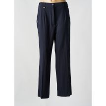 RICHY - Pantalon droit bleu en polyester - Femme - Taille 48 - Modz