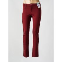 QUATRE VINGT JOURS - Pantalon slim rouge en coton - Femme - Taille 52 - Modz