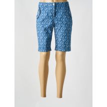 GUY DUBOUIS - Bermuda bleu en coton - Femme - Taille 40 - Modz