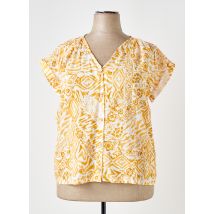 7 SEASONS - Chemisier jaune en coton - Femme - Taille 56 - Modz