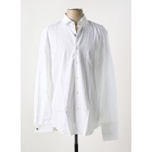HUGO BOSS - Chemise manches longues blanc en coton - Homme - Taille L - Modz