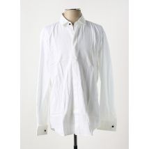 HUGO BOSS - Chemise manches longues blanc en coton - Homme - Taille XL - Modz