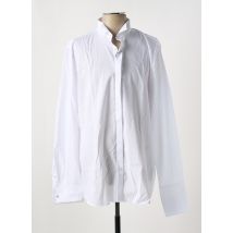OLYMP - Chemise manches longues blanc en coton - Homme - Taille XL - Modz