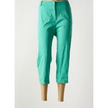 AGATHE & LOUISE - Pantacourt vert clair en coton - Femme - Taille 52 - Modz