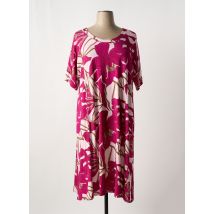 CHALOU - Robe mi-longue violet en viscose - Femme - Taille 50 - Modz