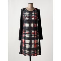 CHATELET - Robe mi-longue gris en viscose - Femme - Taille 40 - Modz
