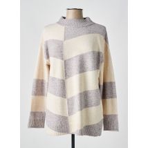 OLSEN - Pull gris en viscose - Femme - Taille 44 - Modz