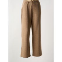 CHATELET - Pantalon large marron en polyester - Femme - Taille 48 - Modz