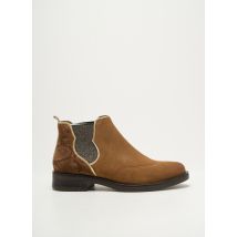 MKD - Bottines/Boots marron en cuir - Femme - Taille 37 - Modz