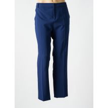 SIGNE NATURE - Pantalon chino bleu en viscose - Femme - Taille 44 - Modz