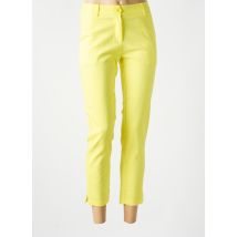 ANONYME DESIGNERS - Pantalon 7/8 jaune en coton - Femme - Taille 34 - Modz