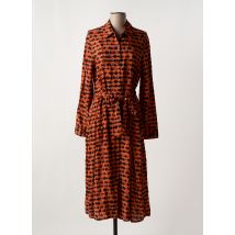 SIGNE NATURE - Robe longue orange en viscose - Femme - Taille 38 - Modz