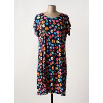 GEVANA - Robe mi-longue bleu en viscose - Femme - Taille 46 - Modz