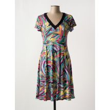 FELINO - Robe mi-longue vert en polyester - Femme - Taille 50 - Modz