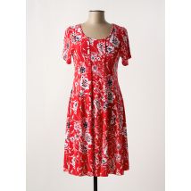 MASQUENADA - Robe mi-longue rouge en polyester - Femme - Taille 42 - Modz