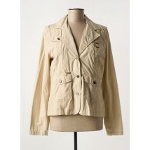 LUCCHINI - Blazer beige en coton - Femme - Taille 42 - Modz