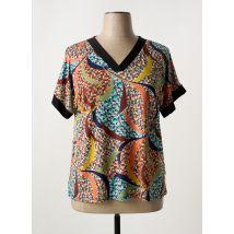 GENUINE - T-shirt marron en polyester - Femme - Taille 44 - Modz