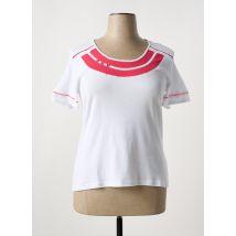 CLAUDE DE SAIVRE - T-shirt blanc en coton - Femme - Taille 46 - Modz