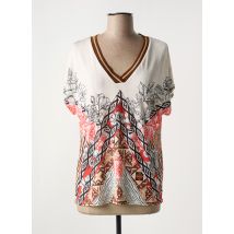 EGO - T-shirt beige en polyester - Femme - Taille 40 - Modz