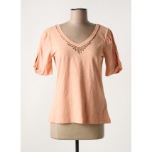 7 SEASONS - T-shirt rose en coton - Femme - Taille 38 - Modz