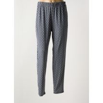 GEVANA - Pantalon slim bleu en polyester - Femme - Taille 40 - Modz