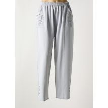 CERISE - Pantalon large gris en polyester - Femme - Taille 42 - Modz