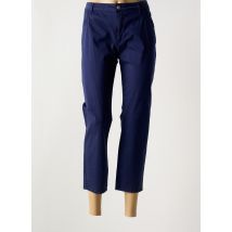 KANOPE - Pantalon 7/8 bleu en coton - Femme - Taille 48 - Modz
