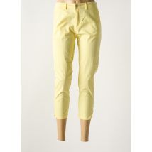 SARAH JOHN - Pantalon 7/8 jaune en coton - Femme - Taille 38 - Modz