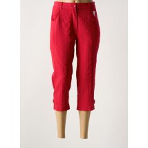 PLURIELLES - Pantacourt rouge en coton - Femme - Taille 44 - Modz