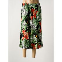 QUATRE VINGT JOURS - Jupe mi-longue noir en viscose - Femme - Taille 44 - Modz