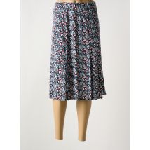 GEVANA - Jupe mi-longue bleu en polyester - Femme - Taille 44 - Modz