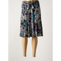 MODE ACTUELLE - Jupe mi-longue noir en polyester - Femme - Taille 40 - Modz