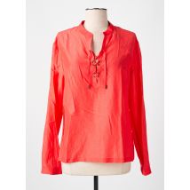 ONE STEP - Blouse rouge en coton - Femme - Taille 40 - Modz