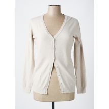 MAGLIERIE DI PERUGIA - Gilet manches longues beige en laine - Femme - Taille 44 - Modz