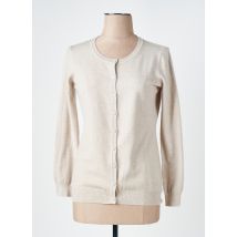 MAGLIERIE DI PERUGIA - Gilet manches longues beige en laine - Femme - Taille 40 - Modz