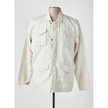CELIO - Veste casual blanc en lin - Homme - Taille L - Modz