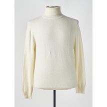 COMPAGNIA DEL CACHEMIRE - Pull col roulé beige en laine - Femme - Taille 52 - Modz