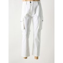 SIX VALVES - Pantalon cargo blanc en coton - Homme - Taille W32 - Modz