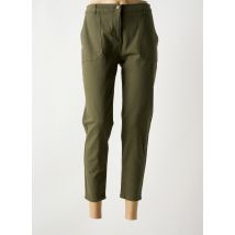 BURTON - Pantalon 7/8 vert en coton - Femme - Taille 46 - Modz