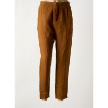 IKKS - Pantalon 7/8 marron en coton - Femme - Taille 36 - Modz
