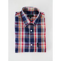 GIVERDY - Chemise manches courtes bleu en coton - Homme - Taille L - Modz