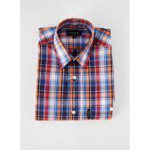 GIVERDY - Chemise manches courtes orange en coton - Homme - Taille XL - Modz