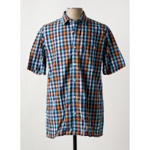 GIVERDY - Chemise manches courtes bleu en coton - Homme - Taille XL - Modz