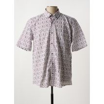 CAPTEN - Chemise manches courtes blanc en coton - Homme - Taille XL - Modz