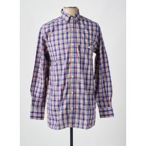 GIVERDY - Chemise manches longues bleu en coton - Homme - Taille M - Modz